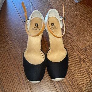 White Mountain Mamba Wedge sandal